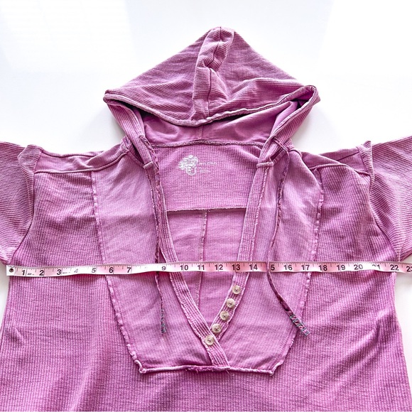 Pilcro Surplice Tunic Hoodie Oversized Pullover Cotton – Size Small - Picture 10 of 15